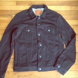 Levi’s jacket French terry button up